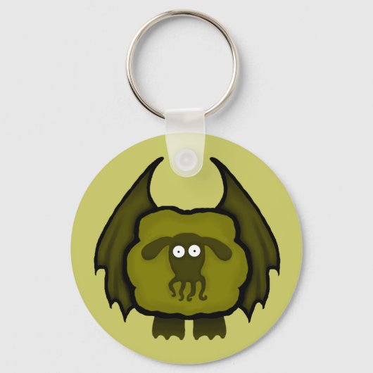 Cthulhu Sheep Sleutelhanger (Voorkant)