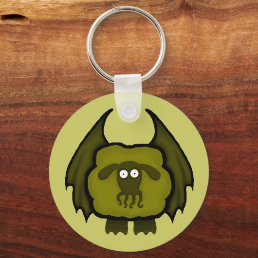 Cthulhu Sheep Sleutelhanger (Voorkant)