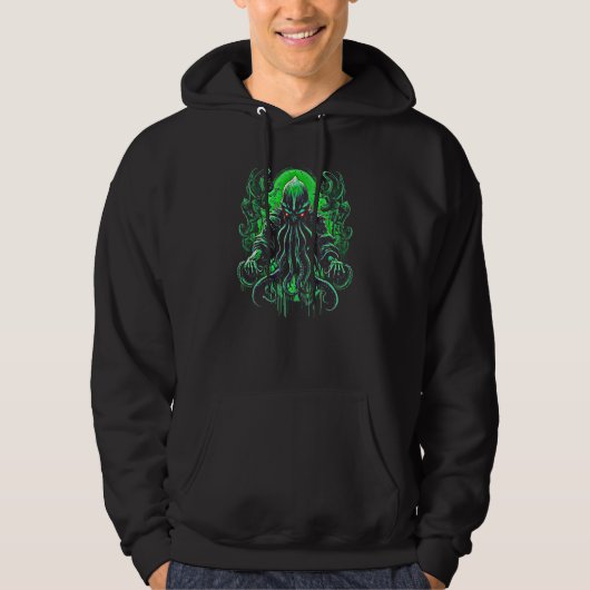 Cthulhu Shirt Oude Horror Monster Eldritch Cosm (Voorkant)