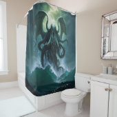 Cthulhu Shower Curtain Douchegordijn (In situ)