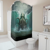Cthulhu Shower Curtain Douchegordijn (In situ)