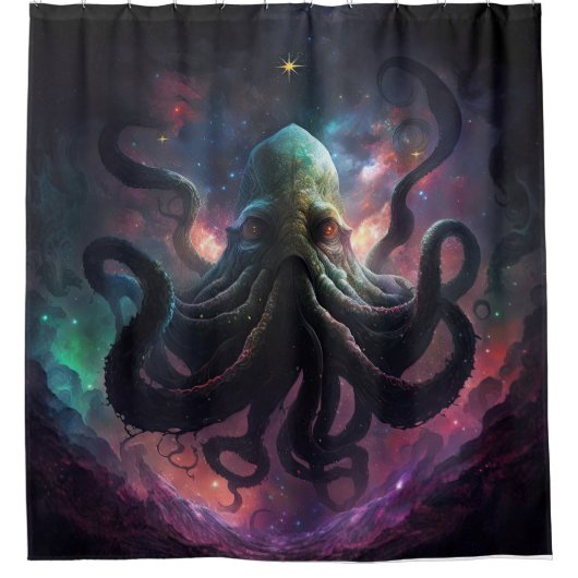 Cthulhu Shower Curtain Douchegordijn (Voorkant)