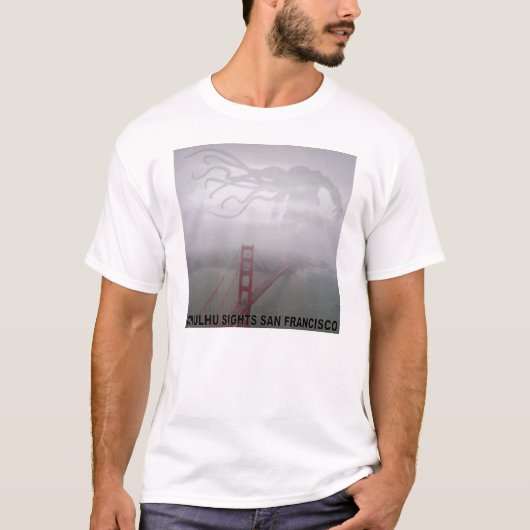 Cthulhu Sights San Francisco T-shirt (Voorkant)