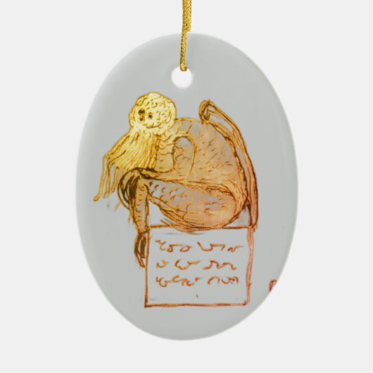 Cthulhu sketch by Lovecraft Keramisch Ornament (Voorkant)