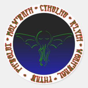 Cthulhu Slapeps - Ronde Sticker