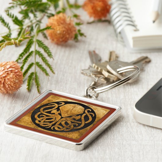 cthulhu sleutelhanger (Zijkant)