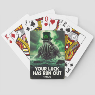 Cthulhu St. Patrick's Dag Geluk Uitgeput Pokerkaarten