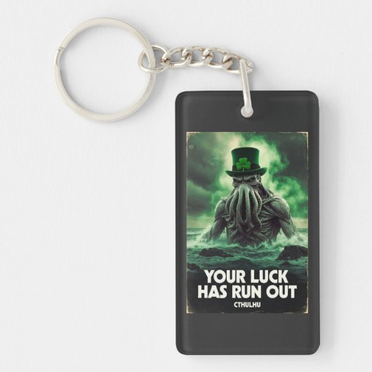 Cthulhu St. Patrick's Dag, je geluk is op Sleutelhanger (Voorkant)