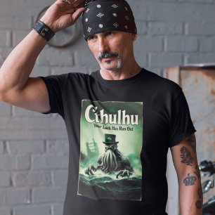 Cthulhu St. Patrick's Dag, je geluk is op T-shirt