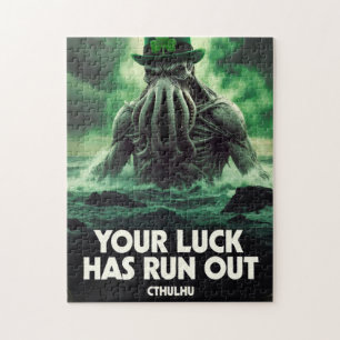 Cthulhu St. Patrick's Dag Je Geluk Is Voorbij Legpuzzel