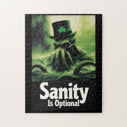 Cthulhu St. Patrick's Day Ierse mythe puzzel (Verticaal)