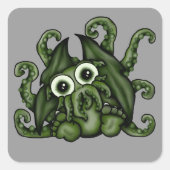 Cthulhu-Stickers Vierkante Sticker (Voorkant)