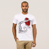Cthulhu Stole My Heart T Shirt - Clear Tentacles (Voorkant volledig)