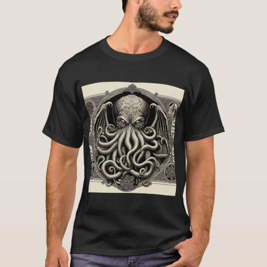 cthulhu t-shirt (Voorkant)
