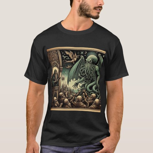 cthulhu t-shirt (Voorkant)