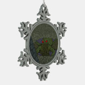 Cthulhu Tin Sneeuwvlok Ornament (Links)