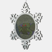 Cthulhu Tin Sneeuwvlok Ornament (Rechts)
