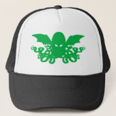 Cthulhu Trucker Hat - Green Trucker Pet (Voorkant)