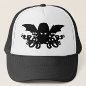 Cthulhu Trucker Hat - Zwart Trucker Pet (Voorkant)