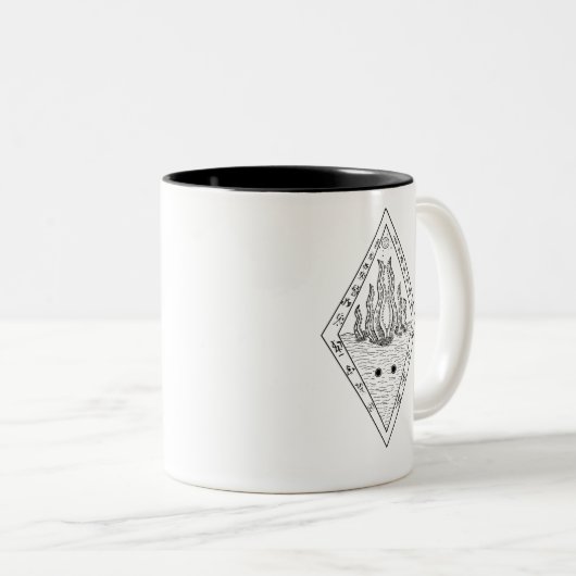 Cthulhu Tweekleurige Koffiemok (Voorkant rechts)