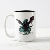 Cthulhu Tweekleurige Koffiemok (Links)