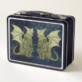 Cthulhu Twins Tin Metal Lunch Box (Achterkant)