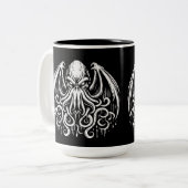 Cthulhu Two-Tone Coffee Mok (Voorkant links)
