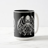 Cthulhu Two-Tone Coffee Mok (Voorkant rechts)