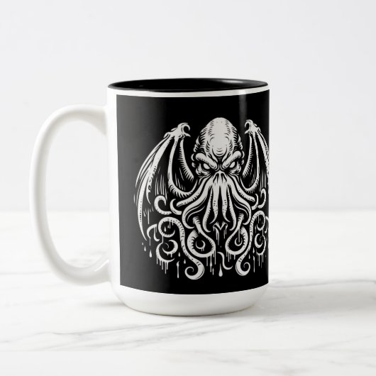 Cthulhu Two-Tone Coffee Mok (Links)
