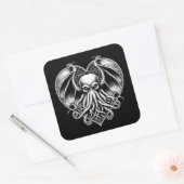 Cthulhu Valentijn Lovecraft Horror Hart Sticker (Envelop)