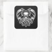 Cthulhu Valentijn Lovecraft Horror Hart Sticker (Tas)