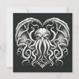 Cthulhu Valentijn Lovecraft Horror Kaart
