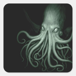 cthulhu vierkante sticker
