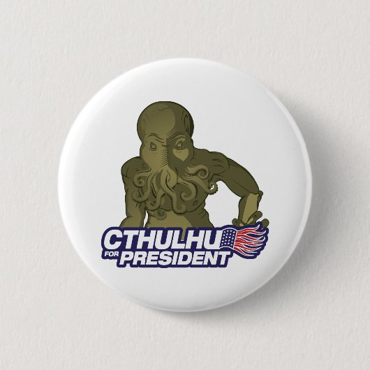 Cthulhu voor de Button van Presidenten (Voorkant)