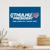 Cthulhu voor Poster van Presidenten (Keuken)