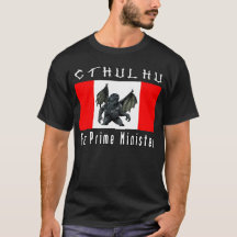 Cthulhu voor premier T-shirt Style 1 (donker)