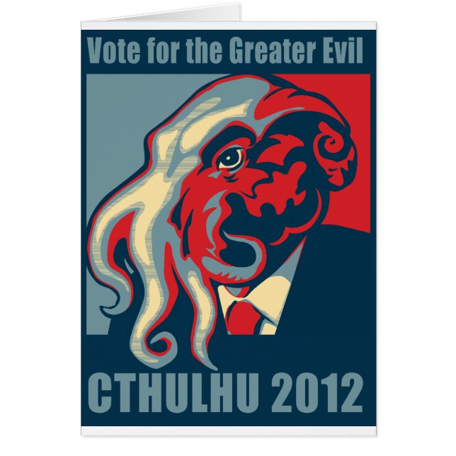 Cthulhu voor President- 2012 (Voorkant)