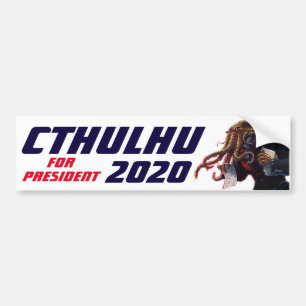 "Cthulhu voor President 20XX" Bumpersticker
