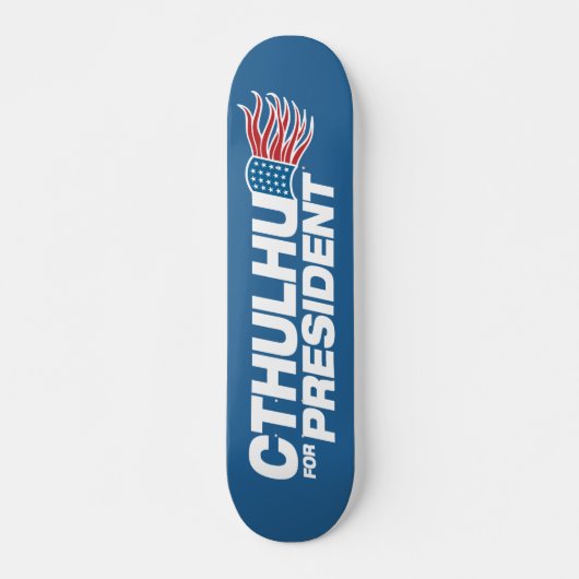 Cthulhu voor President - HP Lovecraft Persoonlijk Skateboard (Voorkant)