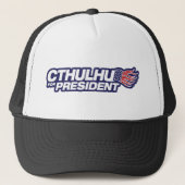 cthulhu voor president trucker pet (Voorkant)