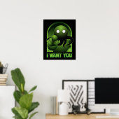 Cthulhu wil je Poster (Thuiskantoor)