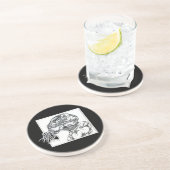 Cthulhu Zandsteen Onderzetter (Zijkant)