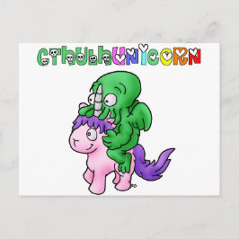 CthulhUnicorn - Jeux de Mots - Francois Ville Briefkaart