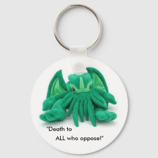 Cthulhu's boodschap sleutelhanger