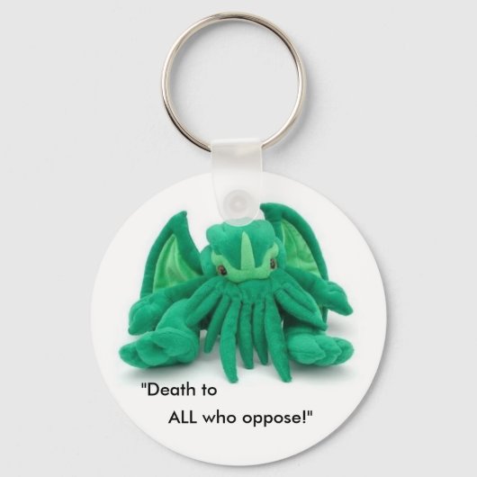 Cthulhu's boodschap sleutelhanger (Voorkant)