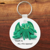 Cthulhu's boodschap sleutelhanger (Voorkant)