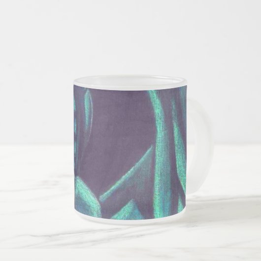 Cthulhu's R'yleh Sigil-Mok door FutilityOfBeing Matglas Koffiemok (Voorkant rechts)