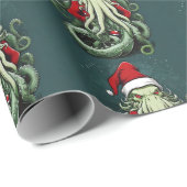 Cthulhu's Yuletide Reign: Een angstaanjagende Kers Cadeaupapier (Rol Hoek)