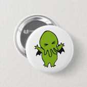 Cthulie Ronde Button 5,7 Cm (Voorkant /achterkant)