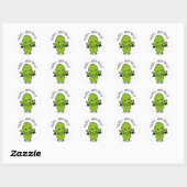 Cthulie Ronde Sticker (Vel)